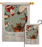 Everyone's Xmas - Christmas Winter Vertical Impressions Decorative Flags HG114109 Made In USA