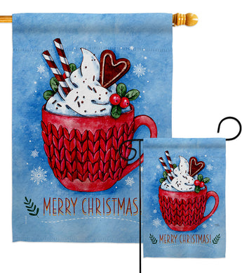 Christmas Coco - Christmas Winter Vertical Impressions Decorative Flags HG114256 Made In USA