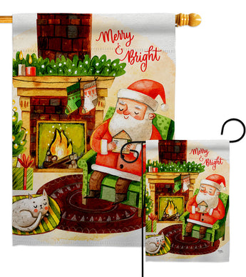 Letter From Santa - Christmas Winter Vertical Impressions Decorative Flags HG120000 Made In USA
