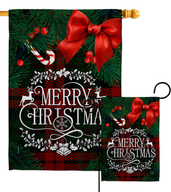 Gifted Christmas - Christmas Winter Vertical Impressions Decorative Flags HG120004 Made In USA