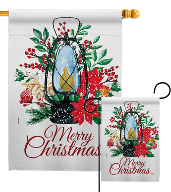 Warm Light Winter - Christmas Winter Vertical Impressions Decorative Flags HG120279 Made In USA