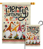 Christmas Gnome - Christmas Winter Vertical Impressions Decorative Flags HG137322 Made In USA