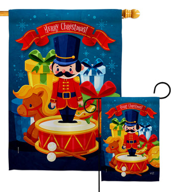 Christmas Toys - Christmas Winter Vertical Impressions Decorative Flags HG137624 Made In USA