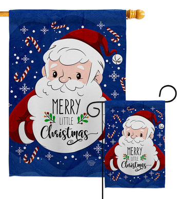Santa Wishies - Christmas Winter Vertical Impressions Decorative Flags HG190019 Made In USA
