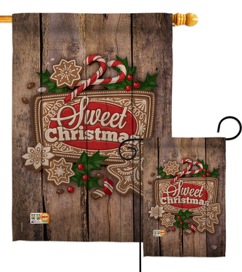 Winter Sweet Christmas - Christmas Winter Vertical Impressions Decorative Flags HG191103 Made In USA