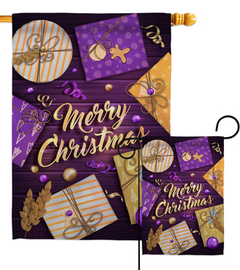 Christmas Gifts - Christmas Winter Vertical Impressions Decorative Flags HG192265 Made In USA