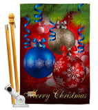 Ornaments - Christmas Winter Vertical Impressions Decorative Flags HG114083 Made In USA