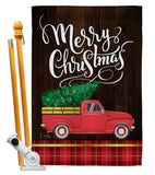 It's Christmas Time - Christmas Winter Vertical Impressions Decorative Flags HG114223 Made In USA