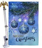 Christmas Ornament - Christmas Winter Vertical Impressions Decorative Flags HG114237 Made In USA