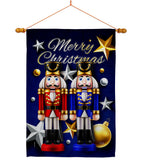 Nutcrackers - Christmas Winter Vertical Impressions Decorative Flags HG114249 Made In USA