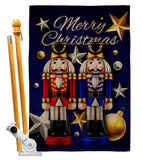 Nutcrackers - Christmas Winter Vertical Impressions Decorative Flags HG114249 Made In USA