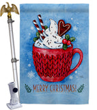 Christmas Coco - Christmas Winter Vertical Impressions Decorative Flags HG114256 Made In USA