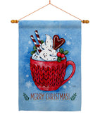 Christmas Coco - Christmas Winter Vertical Impressions Decorative Flags HG114256 Made In USA