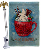 Christmas Coco - Christmas Winter Vertical Impressions Decorative Flags HG114256 Made In USA