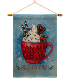 Christmas Coco - Christmas Winter Vertical Impressions Decorative Flags HG114256 Made In USA