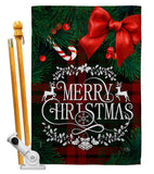 Gifted Christmas - Christmas Winter Vertical Impressions Decorative Flags HG120004 Made In USA