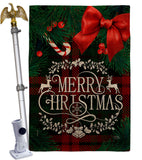 Gifted Christmas - Christmas Winter Vertical Impressions Decorative Flags HG120004 Made In USA