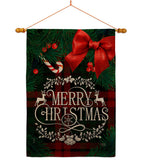 Gifted Christmas - Christmas Winter Vertical Impressions Decorative Flags HG120004 Made In USA