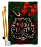 Gifted Christmas - Christmas Winter Vertical Impressions Decorative Flags HG120004 Made In USA