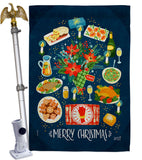 Christmas Festival - Christmas Winter Vertical Impressions Decorative Flags HG130295 Made In USA
