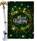 Chirstmas Dreaming - Christmas Winter Vertical Impressions Decorative Flags HG130300 Made In USA