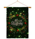 Chirstmas Dreaming - Christmas Winter Vertical Impressions Decorative Flags HG130300 Made In USA