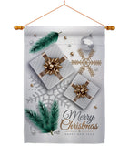 Christmas Presents - Christmas Winter Vertical Impressions Decorative Flags HG137280 Made In USA