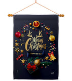 Christmas & New Year - Christmas Winter Vertical Impressions Decorative Flags HG137286 Made In USA