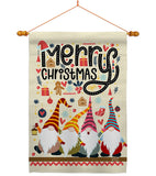 Christmas Gnome - Christmas Winter Vertical Impressions Decorative Flags HG137322 Made In USA