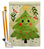 Mr Christmas Tree - Christmas Winter Vertical Impressions Decorative Flags HG137613 Made In USA