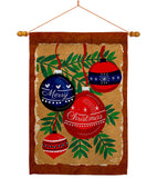 Christmas Ornaments - Christmas Winter Vertical Impressions Decorative Flags HG137635 Made In USA