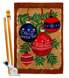 Christmas Ornaments - Christmas Winter Vertical Impressions Decorative Flags HG137635 Made In USA