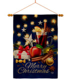 Christmas Wishes - Christmas Winter Vertical Impressions Decorative Flags HG192685 Made In USA