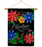 Christmas Bouquet - Christmas Winter Vertical Impressions Decorative Flags HG192709 Made In USA