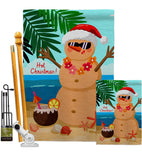 Hot Christmas - Fun In The Sun Summer Vertical Impressions Decorative Flags HG120058 Made In USA