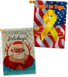 Sunny Holidays - Fun In The Sun Summer Vertical Impressions Decorative Flags HG130344 Made In USA