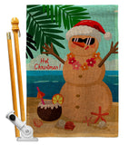 Hot Christmas - Fun In The Sun Summer Vertical Impressions Decorative Flags HG120058 Made In USA