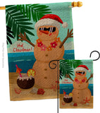 Hot Christmas - Fun In The Sun Summer Vertical Impressions Decorative Flags HG120058 Made In USA