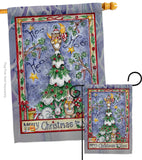 Merry Christmas to You - Christmas Winter Vertical Impressions Decorative Flags HG114124 Made In USA