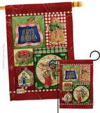 Happy Holiday Gingerbread - Christmas Winter Vertical Impressions Decorative Flags HG114162 Made In USA