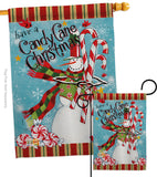 Candy Cane Christmas - Christmas Winter Vertical Impressions Decorative Flags HG114205 Made In USA