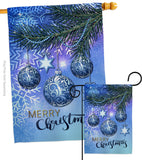 Christmas Ornament - Christmas Winter Vertical Impressions Decorative Flags HG114237 Made In USA