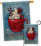 Christmas Coco - Christmas Winter Vertical Impressions Decorative Flags HG114256 Made In USA