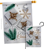 Christmas Presents - Christmas Winter Vertical Impressions Decorative Flags HG137280 Made In USA