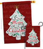 The Christmas Tree - Christmas Winter Vertical Impressions Decorative Flags HG137310 Made In USA