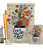 Tea Is Good - Beverages Happy Hour & Drinks Vertical Impressions Decorative Flags HG130331 Made In USA