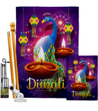 Diwali Of Lights - Faith & Religious Inspirational Vertical Impressions Decorative Flags HG190002 Made In USA