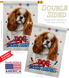 Patriotic Comforter Spaniel - Pets Nature Vertical Impressions Decorative Flags HG120100 Made In USA