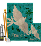 Want Peace - Expression Inspirational Vertical Impressions Decorative Flags HG120097 Made In USA