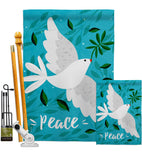 Want Peace - Expression Inspirational Vertical Impressions Decorative Flags HG120097 Made In USA